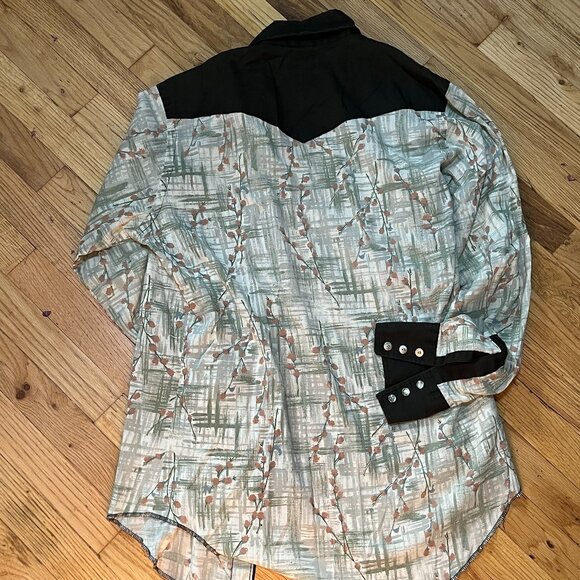 Vintage 1970's Cowboy Shirt - Picture 3 of 4